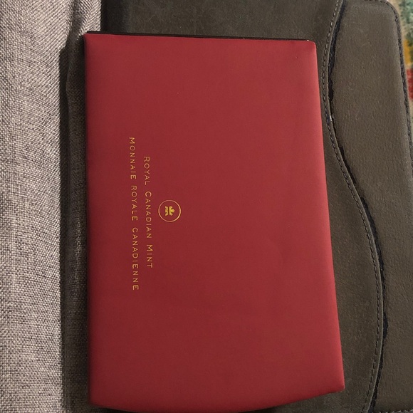 The Royal Canadian Mint Other - Royal Canadian Mint Burgundy Presentation Folder